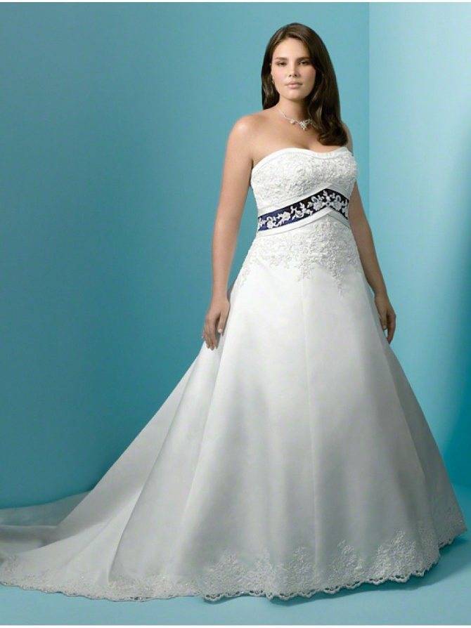 Свадебные платья для полных девушек - как выбрать