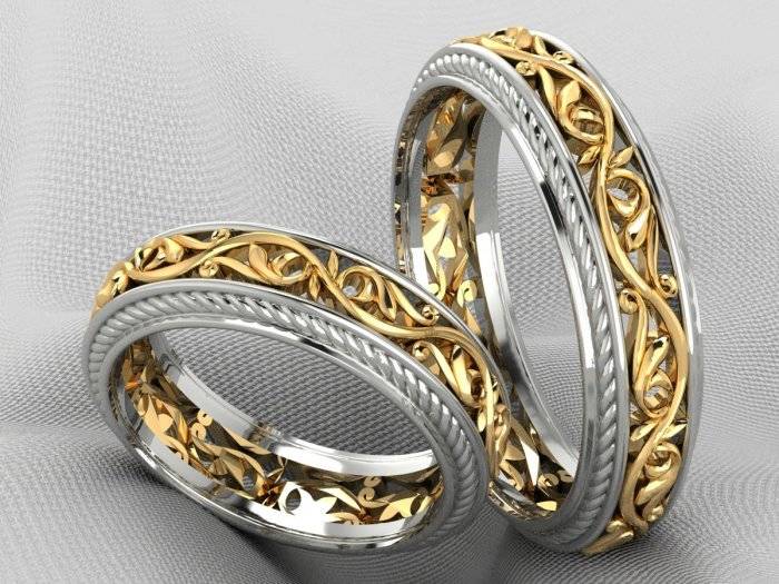Необычные обручальные кольца: кому подойдут и как выбрать