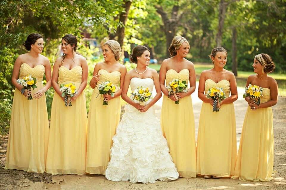 Свадьба в желто-зеленом цвете — идеи по оформлению