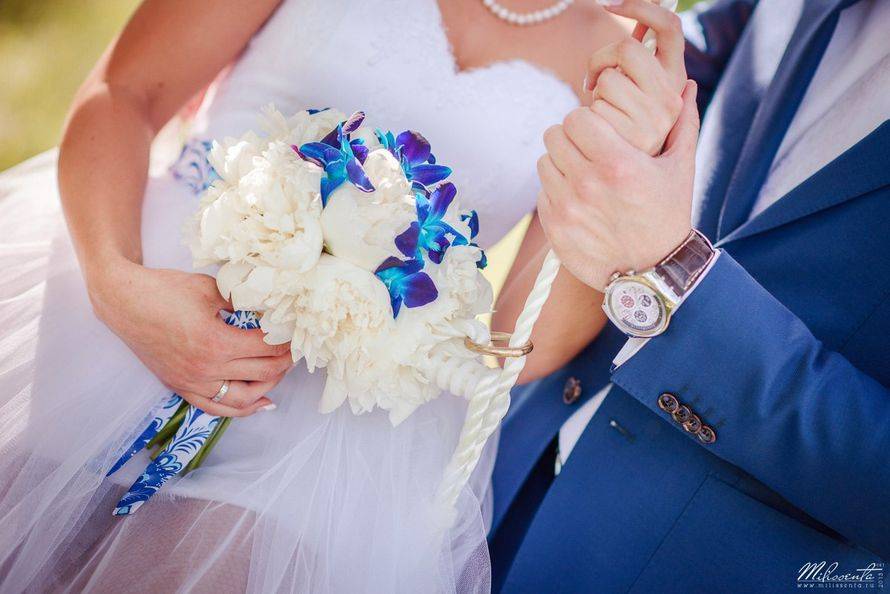 Идеи оформления свадьбы в синем цвете