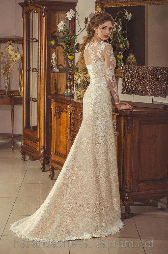 Кружевные свадебные платья: классический фасон для изумительных образов
