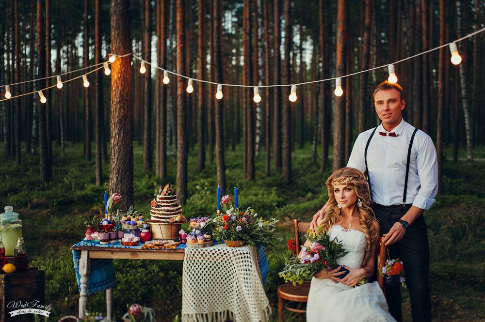 Как организовать свадьбу на природе: выбираем место проведения и стиль