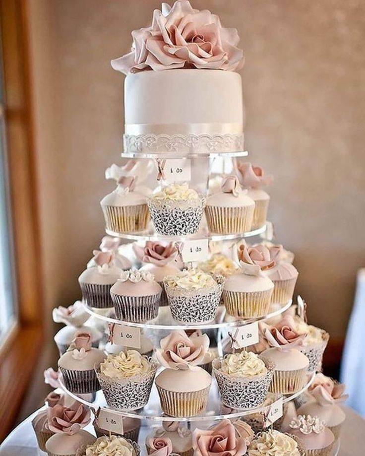 Свадебный торт с капкейками: идеи с фото — все про торты: рецепты, описание, история