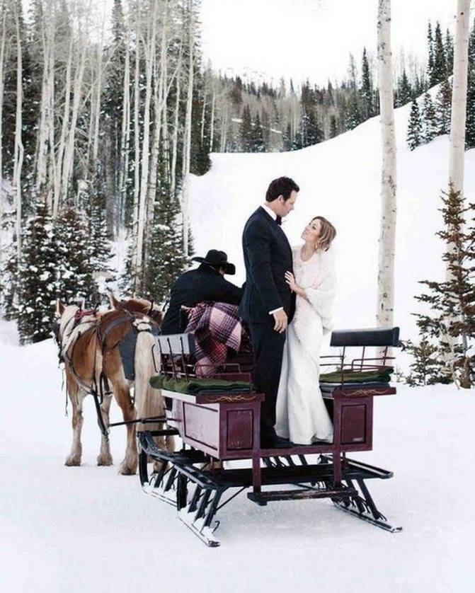 Свадьба в декабре: идеи, приметы, традиции, наряды жениха и невесты