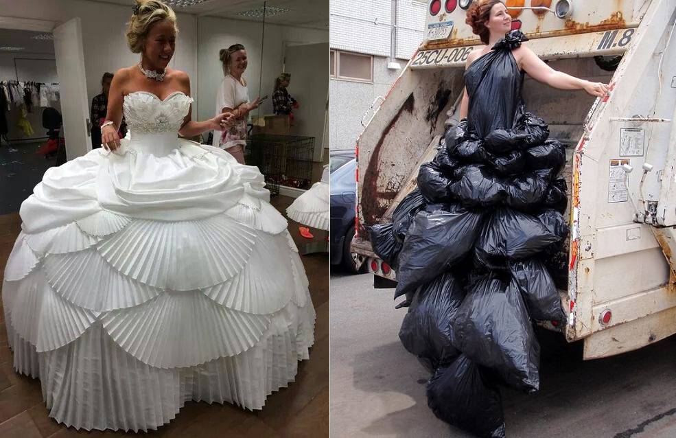 Варианты необычных и оригинальных свадебных платье, какие наряды предпочитают знаменитости