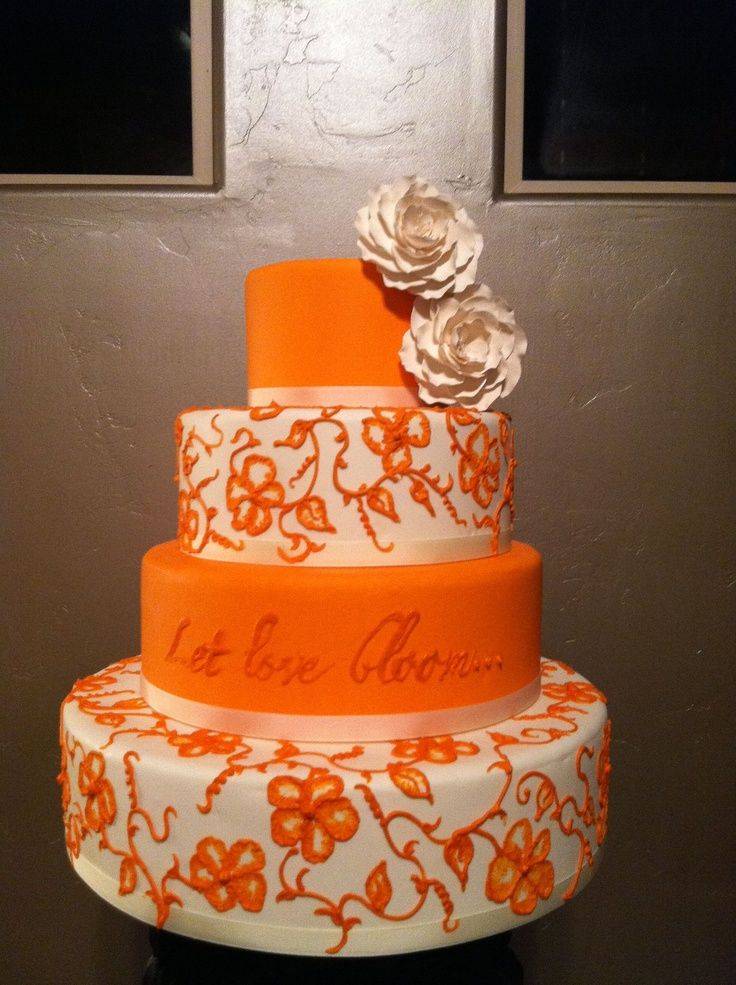 Стильные тенденции свадебных тортов: без мастики, с цветами, двухъярусные, белые + 150 фото