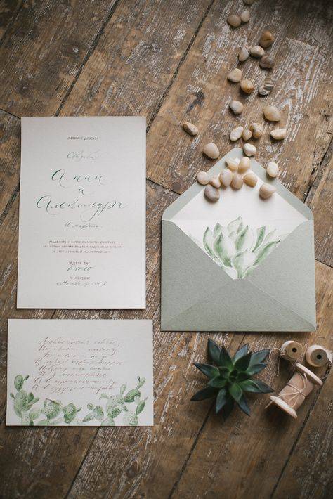 Природа в открытках: как сделать свадебное приглашение в эко-стиле
