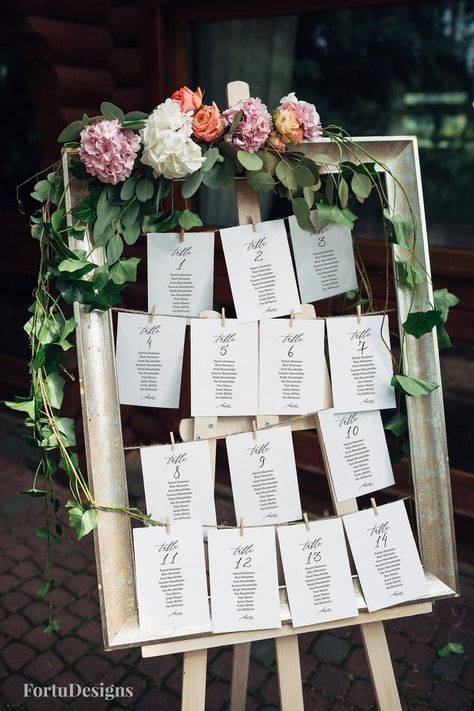 Рассадка гостей на свадьбе: шаблоны для печати