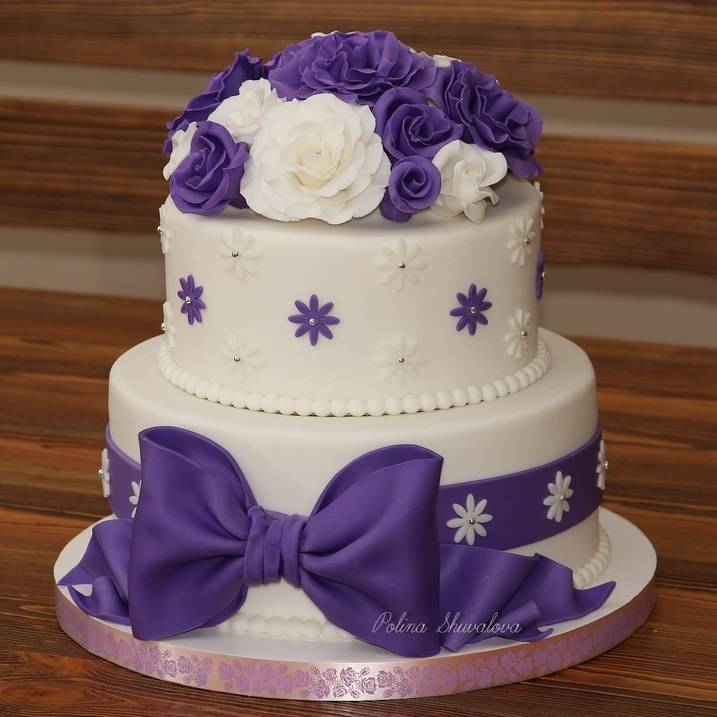 Свадебный торт с цветами - классные идеи оформления (80 фото)