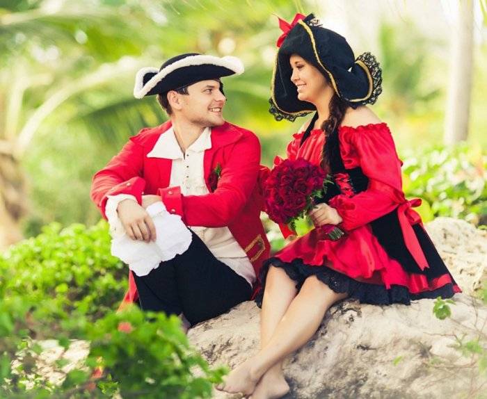 Свадьба в стиле пиратов - оригинально и весело!