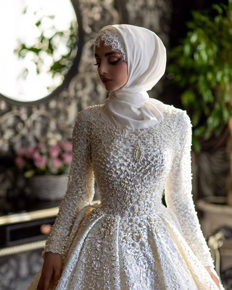 Мусульманские свадебные платья (фото)