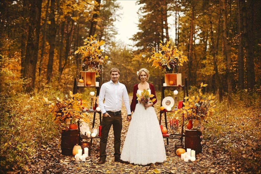 Свадьба в ноябре [2019] – приметы, идеи ?, образы молодоженов на фото