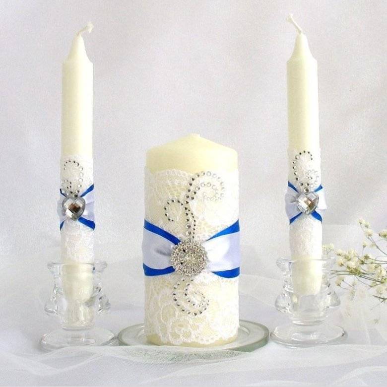 Как украсить свечи на свадьбу своими руками, советы и идеи с фото