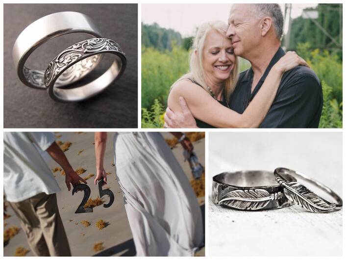Серебряная свадьба: благородный и изысканный цвет в оформлении торжества