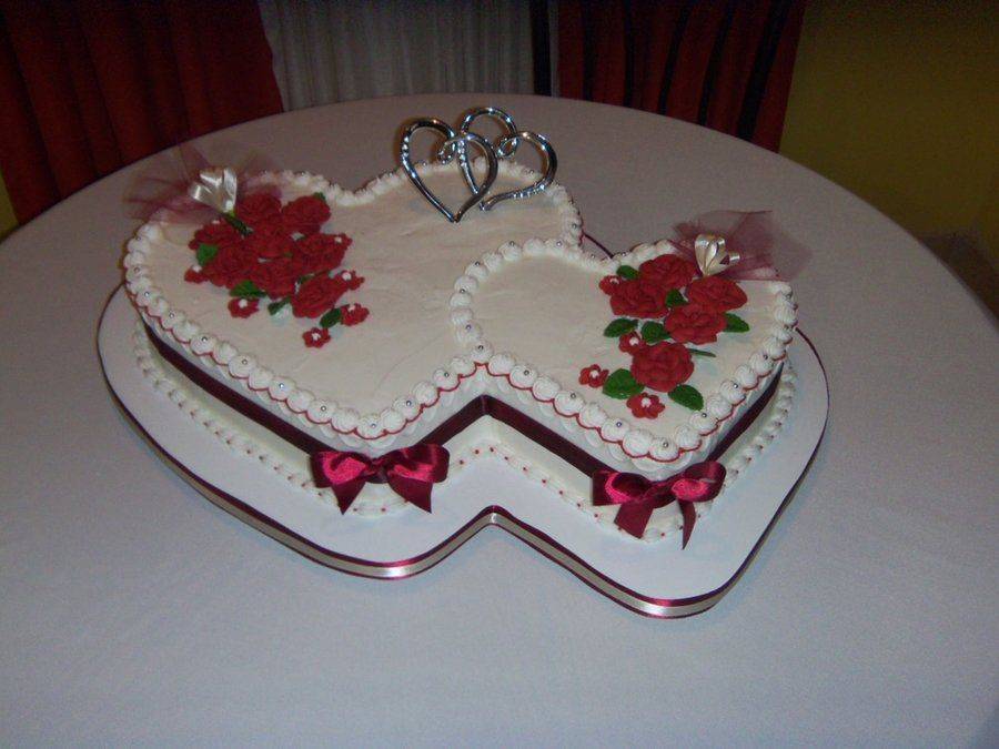 Свадебный торт сердце шоколадный с розами из крема рецепт с фото пошагово - 1000.menu