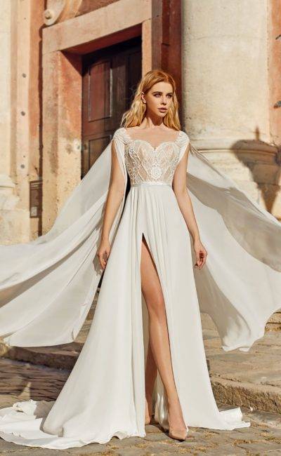 Свадебное платье в греческом стиле короткое