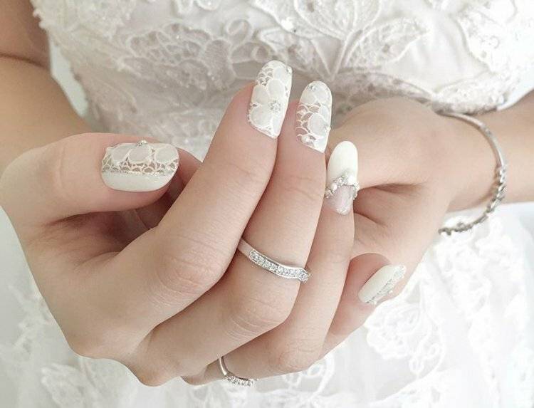 Свадебный маникюр, который делает невесту неотразимой — тренды 2020 года -фото — модный дизайн ногтей