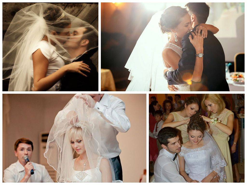 История возникновения и обряд снятия фаты с невесты