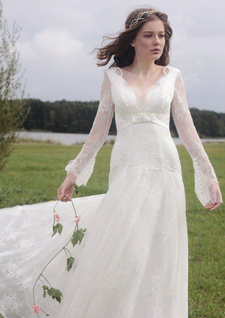 Свадебное платье в стиле прованс, популярные фасоны и модели