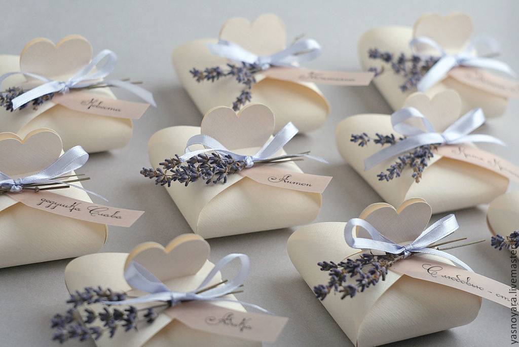Бонбоньерки на свадьбу: идеи оригинальных подарков для гостей