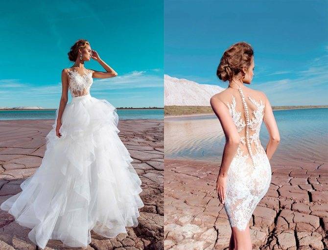 Свадебное платье трансформер: современный выбор (176 фото)