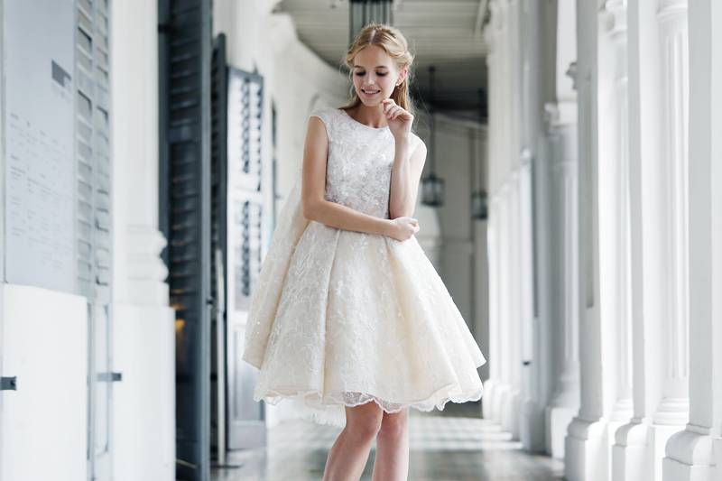 Модные короткие свадебные платья в 2021 году: тенденции и фото