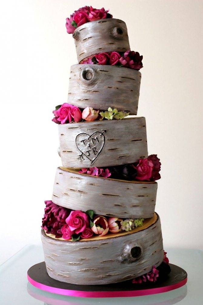 Необычные, креативные торты на свадьбу: 100 оригинальных идей с фото