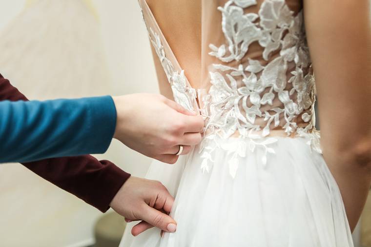 Пошив платья свадебного