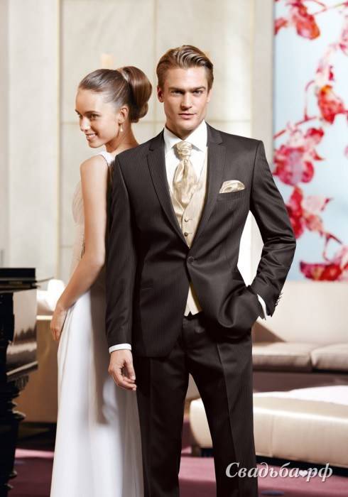 Мужские костюмы на свадьбу: правила выбора