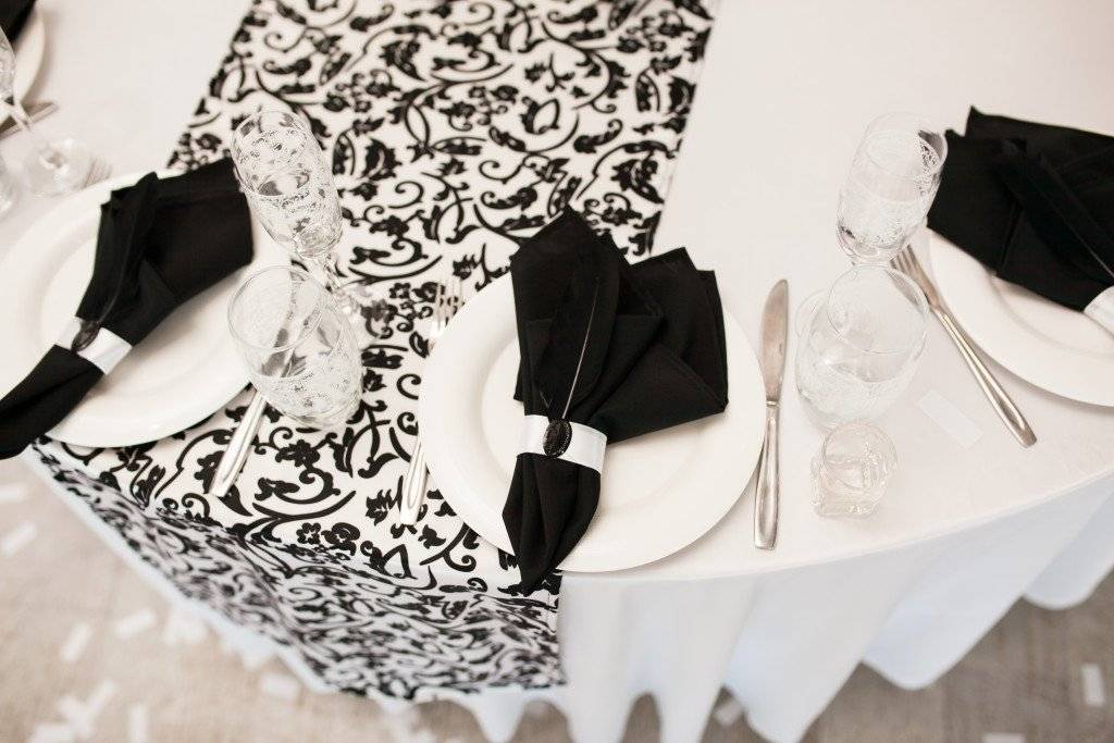Инь и янь – черно-белая свадьба: советы по оформлению с фото