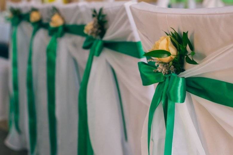 Оформление свадьбы в зеленом цвете