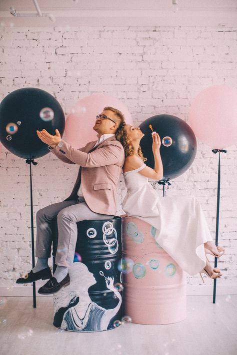 Свадебная фотосессия с воздушными шарами: фото и лучшие идеи для оригинальных кадров