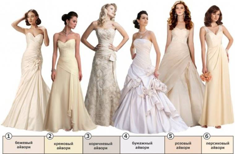Цвет свадебного платья – приметы? , соблюдаемые в [2019] & какое должно быть и как выбрать оттенок для второго брака