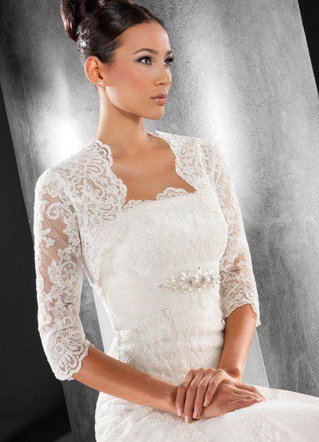 Свадебное болеро — популярные модели и образы