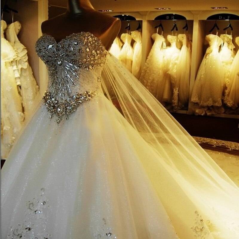 Пышные свадебные платья с рукавами из кружева со шлейфом, красивые короткие модели с корсетом и юбкой из фатина, атласные фасоны принцесса, модные для полных