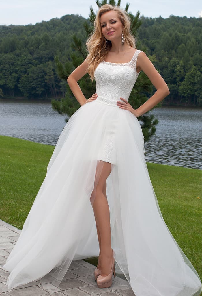Свадебное платье-трансформер – фото, описание, преимущества и варианты носки.