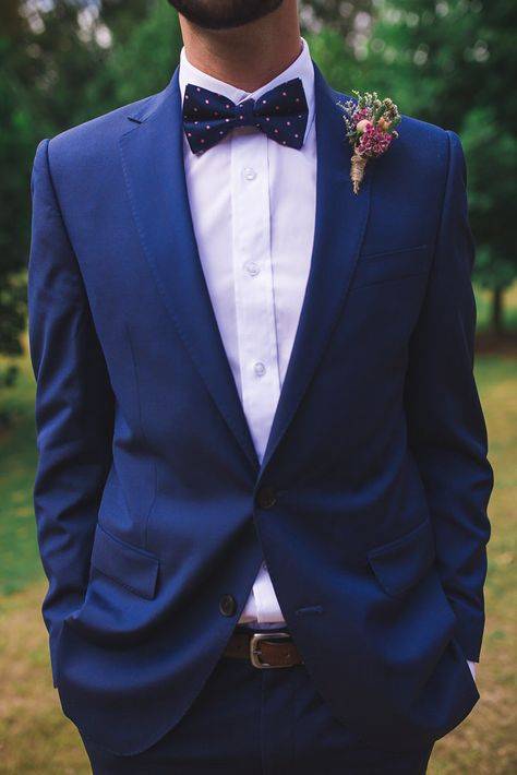 Синий свадебный костюм (50 фото): фасоны, костюм-тройка