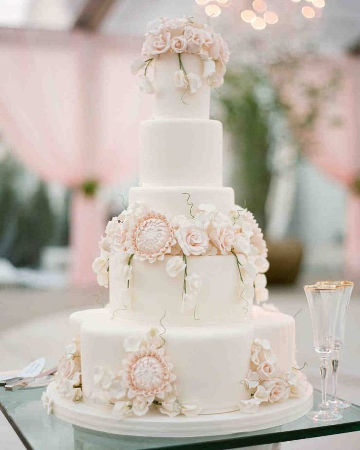 Свадебный торт без мастики - оригинальные идеи с фото
