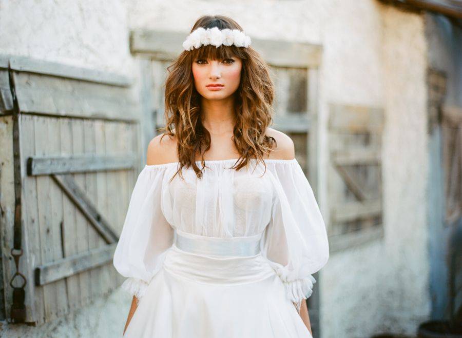 Свадебное платье в стиле рустик: особенности, фото, фасоны, с чем надеть