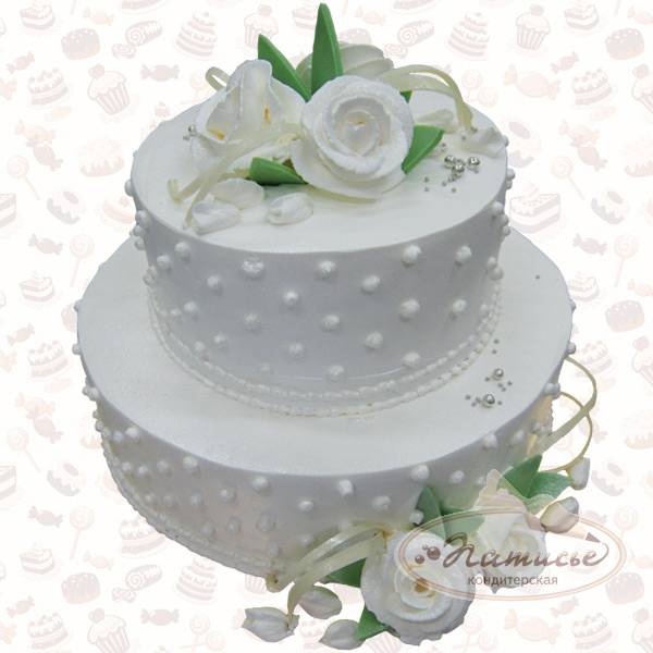 Белый свадебный торт как вечная классика и варианты сочетания с другими цветами