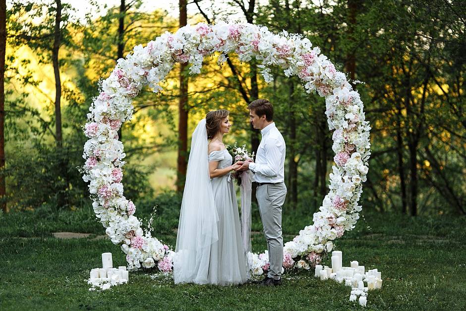 Как сделать арку для свадьбы своими руками (4 мастер-класса)