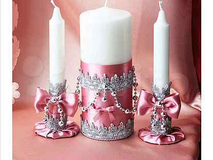 Декор свечей на свадьбу своими руками: как украсить свадебные элементы?