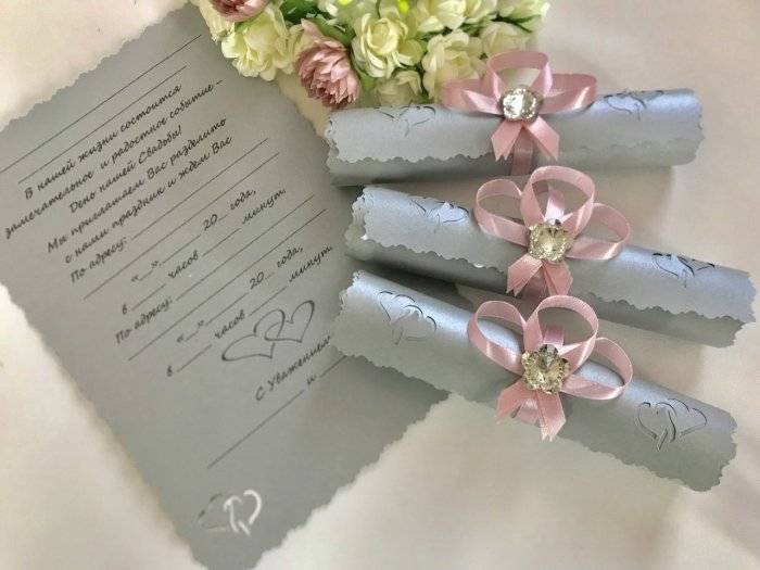 Приглашение на свадьбу «свиток»: как сделать пригласительные в виде древнего свитка своими руками