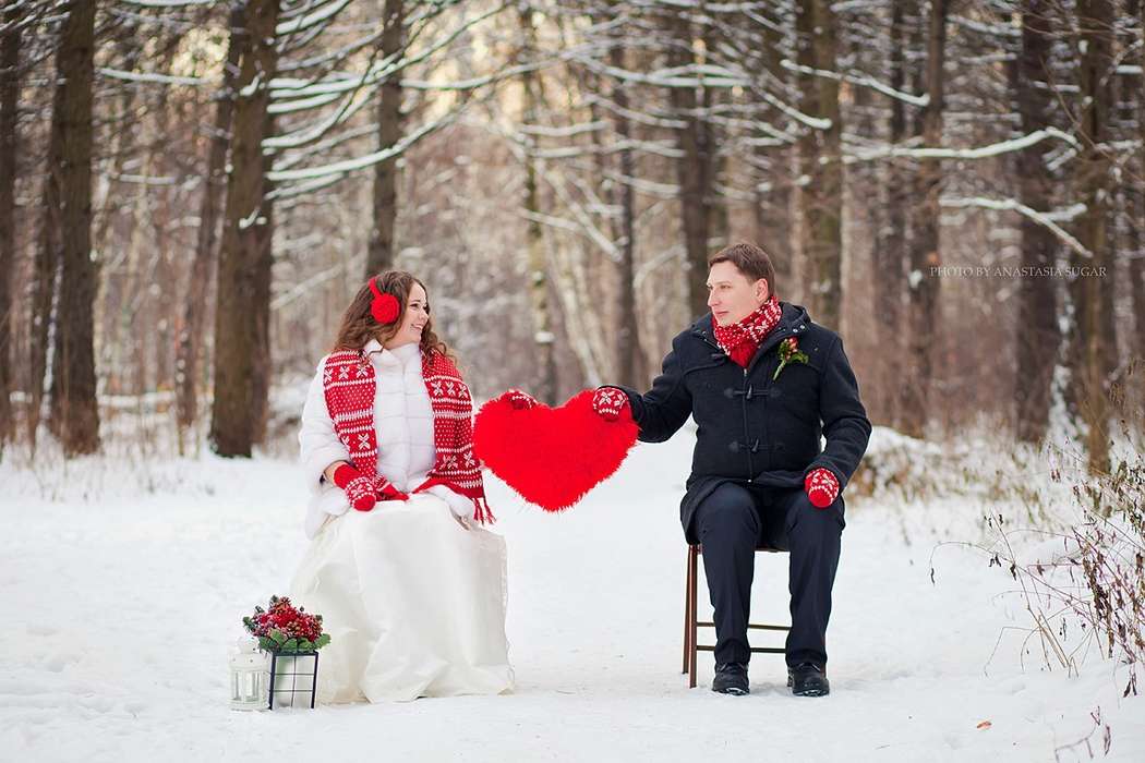 Зимняя свадебная фотосессия: идеи фотосъемки (фото и видео)