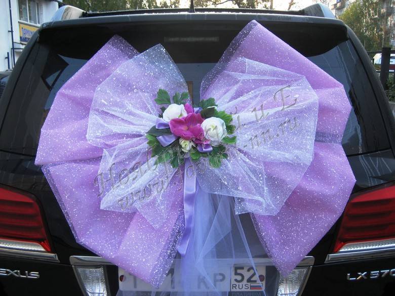 Ленты на машину на свадьбу — как сделать и закрепить на капоте