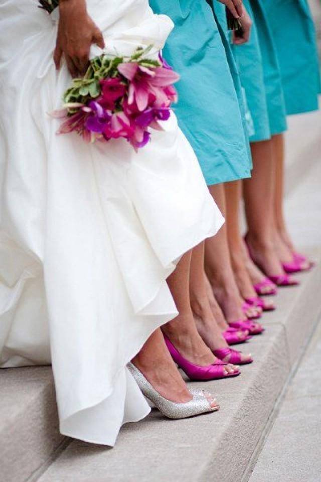 Цветные свадебные туфли - модные цвета и модели для невест с фото и видео