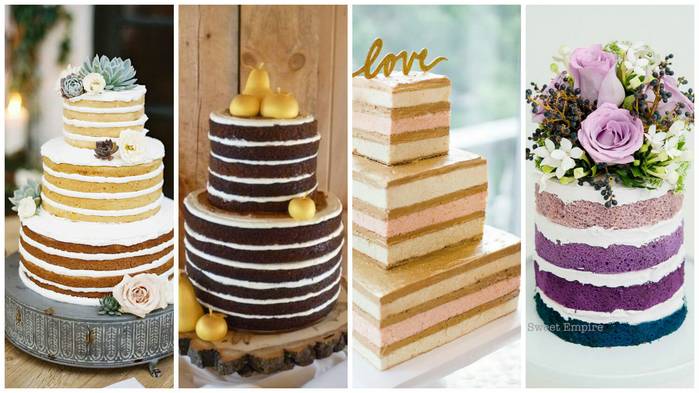 5 идей для колоритных голых тортов