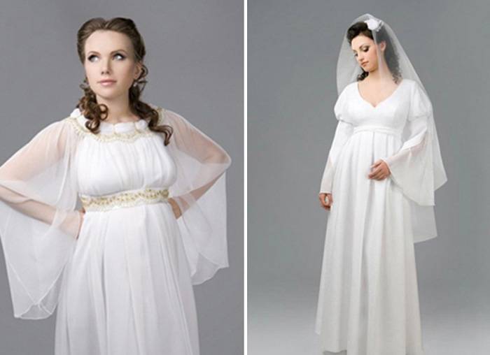 Вечерние платья для беременных на свадьбу: фото и идеи фасонов
