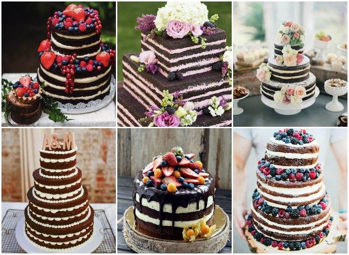 Голый торт – новое веяние кондитерской моды. рецепты и интересные идеи оформления современных голых тортов