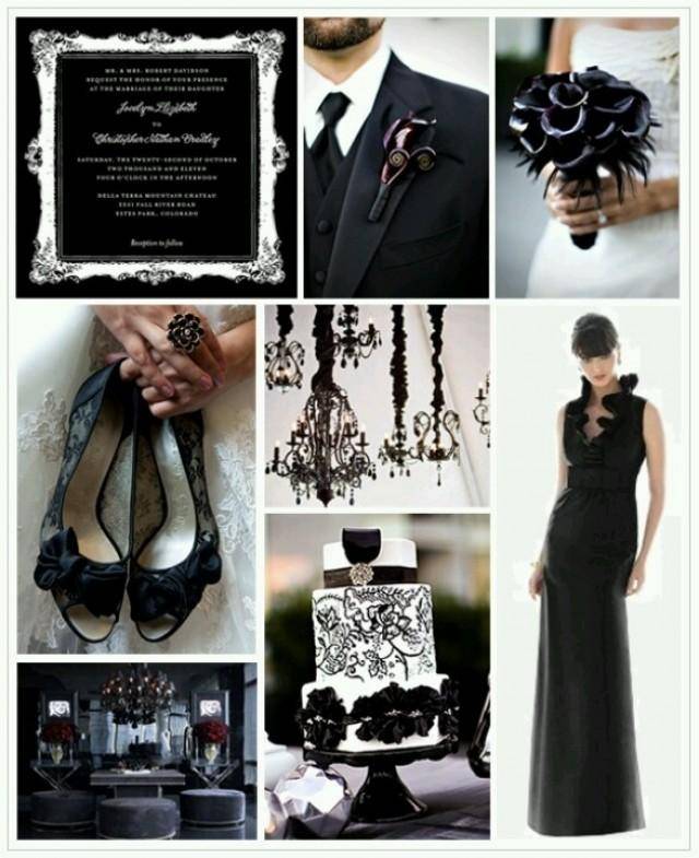 Черное платье на свадьбу: модные тенденции, этикет, приметы